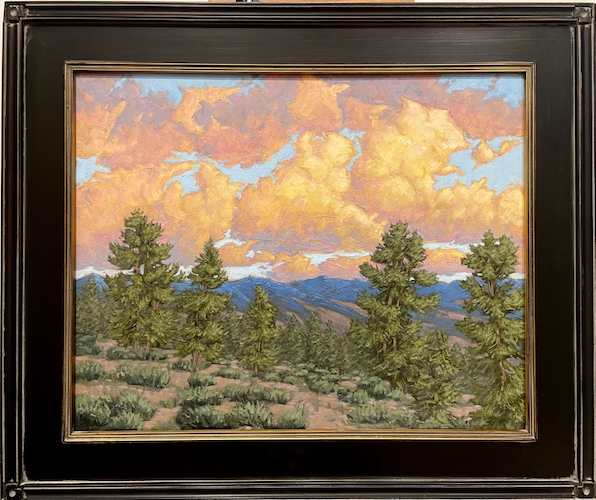 Click to view detail for Fire In The Sky 16x20 $1350